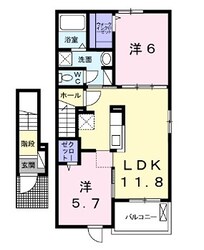 グラース・アンジュG棟の物件間取画像